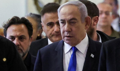 Le Premier ministre israélien Benjamin Netanyahu arrive pour une réunion au parlement israélien, à Jérusalem