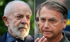 Combo de photos d'archives, créé le 18 décembre 2025, montrant le président brésilien Luiz Inacio Lula da Silva et son prédécesseur (2019-2022) Jair Bolsonaro  ( AFP / DANTE FERNANDEZ )