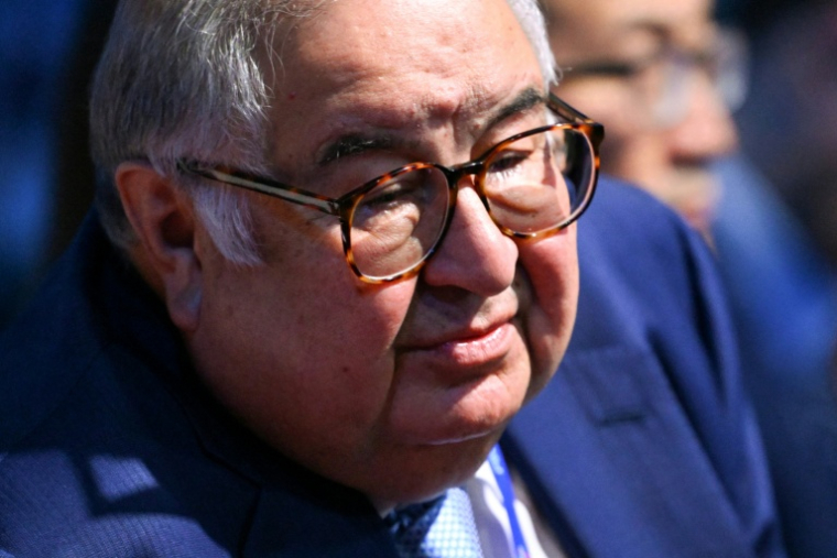 L'oligarque russo-ouzbek Alicher Ousmanov assiste au congrès de l'Union russe des industriels et des entrepreneurs à Moscou, le 26 mars 2026 ( AFP / Igor IVANKO )