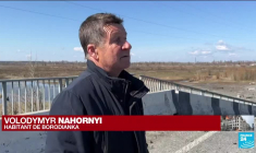 Guerre en Ukraine : au nord-ouest de Kiev, la ville de Borodyanka est dévastée