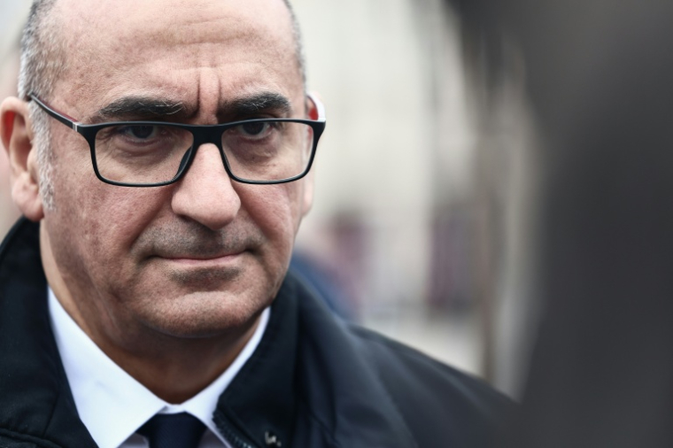 Le ministre de l'Intérieur  Laurent Nuñez à Marseille, le 13 février 2026 ( POOL / Thibaud MORITZ )