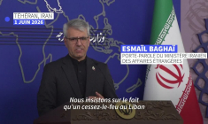 L'Iran réitère qu'un accord avec les Etats-Unis est conditionnel à un cessez-le-feu au Liban