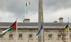 La Leinster House à Dublin, en Irlande