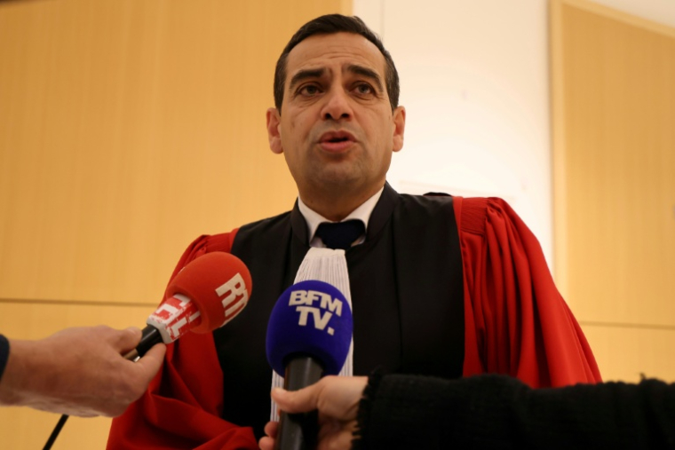Le président du tribunal judiciaire de Paris, Peimane Ghaleh-Marzban, le 29 septembre 2025 à Paris ( AFP / Ludovic MARIN )