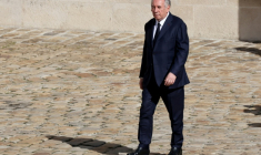 Le Premier ministre François Bayrou, le 5 septembre 2025 à l'Hôtel des Invalides, à Paris ( AFP / Ludovic MARIN )