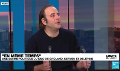 Vincent Macaigne, acteur, juge "important de pouvoir faire des films sur la politique et d'en rire"