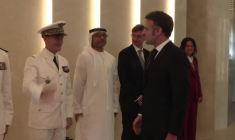 Emmanuel Macron arrive aux Émirats arabes unis