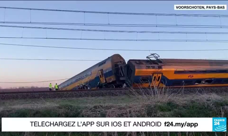 Déraillement d'un train aux Pays-Bas : un mort et plusieurs dizaines de blessés