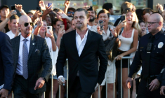 Leonardo DiCaprio pour l'avant première d'"une bataille après l'autre" à Hollywood, en Californie, le 8 septembre 2025 ( AFP / Patrick T. Fallon )