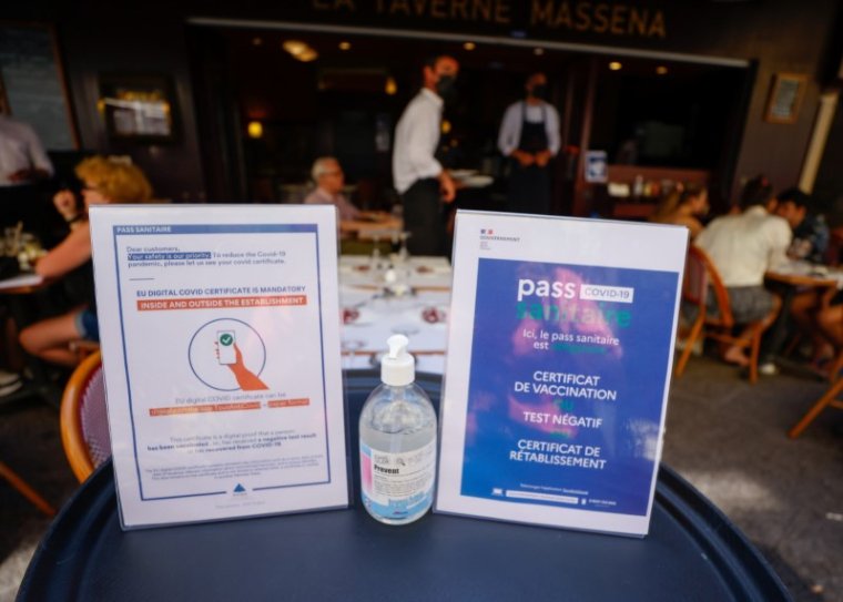 FRANCE: PROJET DE LOI SUR L'EXTENSION DU PASS SANITAIRE LE 13 OCTOBRE