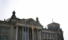 Vue du bâtiment du Reichstag, siège du parlement allemand, le Bundestag à Berlin