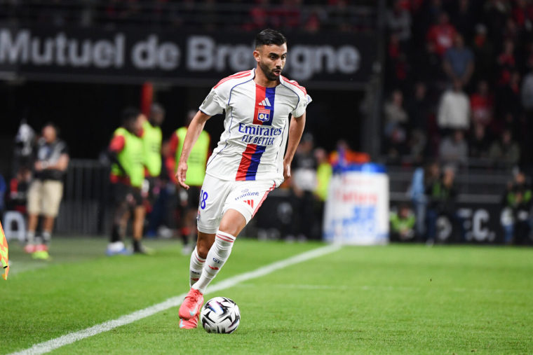 Rachid Ghezzal pourra bien jouer avec l’OL en Ligue Europa