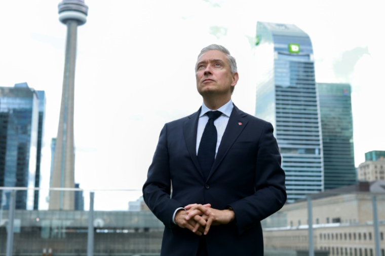 Le ministre des Finances canadien François-Philippe Champagne, à Toronto, au Canada, le 14 septembre 2026 ( AFP / VALERIE MACON )