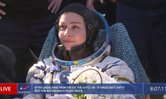 RUSSIE: L'ÉQUIPE DE FILM ENVOYÉE DANS L'ESPACE DE RETOUR SUR TERRE