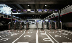 La circulation des trains sera perturbée dans toute la France, selon la SNCF ( AFP / Thibaud MORITZ )