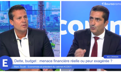 M.Touati : "Je prévois une tempête financière le 15 septembre si la dette française est dégradée"