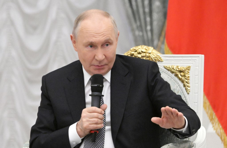 Vladimir Poutine à Moscou, en Russie, le 22 mai 2026. ( POOL / ALEXEY NIKOLSKY )