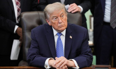 Le président américain Donald Trump dans le Bureau ovale de la Maison Blanche, à Washington