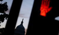 Le dôme du Capitole de Washington, siège du Congrès américain, au premier jour d'une paralysie budgétaire - un "shutdown" - le 1er octobre 2025 ( AFP / Brendan Smialowski )