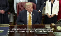 Trump affirme que des discussions ont lieu "en ce moment même" avec l'Iran
