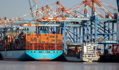 Terminal à conteneurs à Bremerhaven