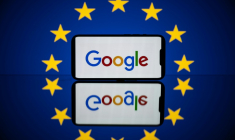 L'Union européenne a  ouvert une enquête sur l'utilisation par Google de contenus en ligne pour ses services d'intelligence artificielle (IA), afin de vérifier si le groupe ne commet pas des infractions aux règles de la concurrence ( AFP / Lionel BONAVENTURE )