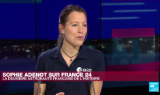 En direct sur France 24 : Sophie Adenot, la nouvelle spationaute française