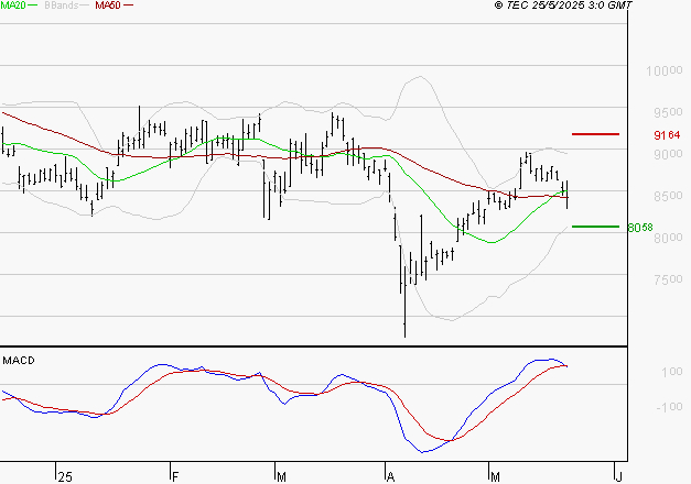 SEB SA : Une consolidation vers les supports est probable