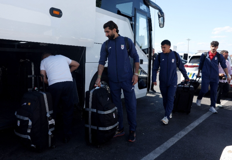 L'équipe iranienne de football arrive en Turquie