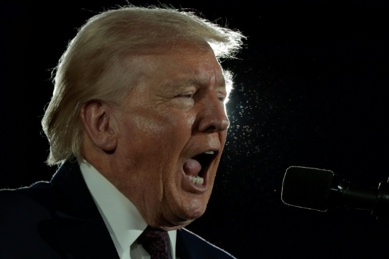 Le président des Etats-Unis, Donald Trump, prend la parole lors d'un événement du Comité national républicain du Congrès, à Washington, le 25 mars 2026 ( GETTY IMAGES NORTH AMERICA / CHIP SOMODEVILLA )