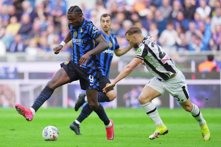 L’Inter s’impose contre l’Udinese et met la pression au Napoli