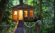 Que diriez-vous de passer la nuit dans une cabane? crédit photo : Getty Images