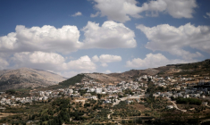 Le village druze d'Ein Qiniye sur le plateau du Golan annexé par Israël, le 4 octobre 2026 ( AFP / Jalaa MAREY )