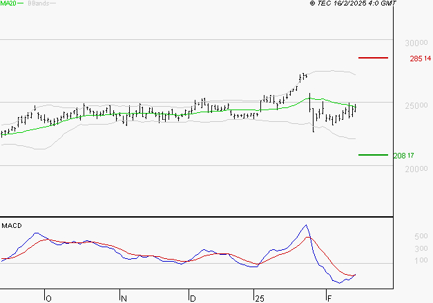 SCHNEIDER ELECTRIC SA : Peu de risque à moyen terme