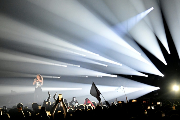The production team behind this year's Eurovision Song Contest tried to draw on the grandeur and theatricality of Vienna's opera traditions ( AFP / Tobias SCHWARZ )
