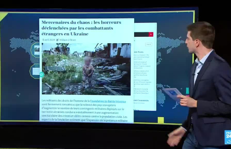 Un faux article relayé par les Russes pour accuser l'armée ukrainienne de crimes