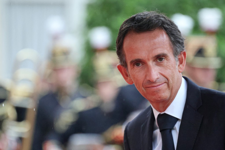 Alexandre Bompard à Paris, le 5 juin 2025. ( AFP / LUDOVIC MARIN )