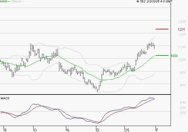 VALEO : Le mouvement reste haussier