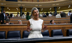 Yolanda Diaz à Madrid, en Espagne, le 30 mai 2024. ( AFP / JAVIER SORIANO )