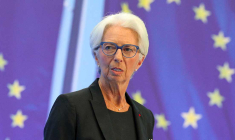 Christine Lagarde, présidente de la Banque centra européenne. (© AFP)