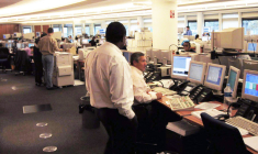 Une salle de marché. (© Euronext)