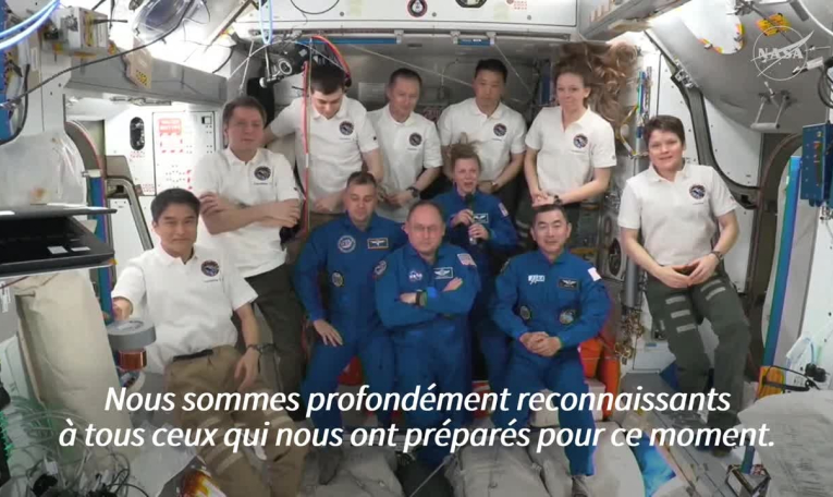 "Le voyage d'une vie": la relève est arrivée sur l'ISS