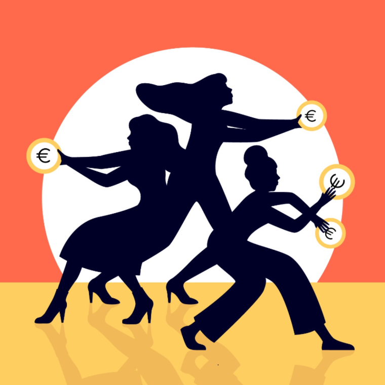 Avec notre partenaire Boursorama, nous avons voulu permettre à ces femmes de partager leur expérience avec toutes les autres. Ensemble, nous avons réalisé une série de 3 webinaires intitulée "Investir, pourquoi pas moi !". (crédit : Marie Lemaistre, agence Fllow)