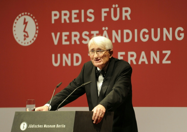 Le philosophe allemand Jürgen Habermas, le 13 novembre 2010 à Berlin  ( AFP / ODD ANDERSEN )