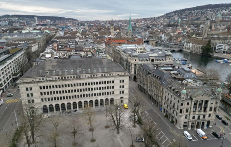 la Banque nationale suisse (BNS) à Zurich