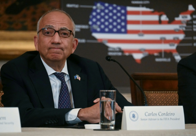 Carlos Cordeiro le 31 juillet 2026 à Washington ( AFP / Jim WATSON )