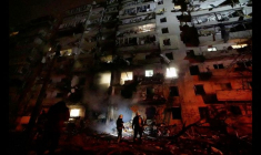 UKRAINE: EXPLOSIONS ENTENDUES À KIEV, UN APPAREIL "ENNEMI" ABATTU