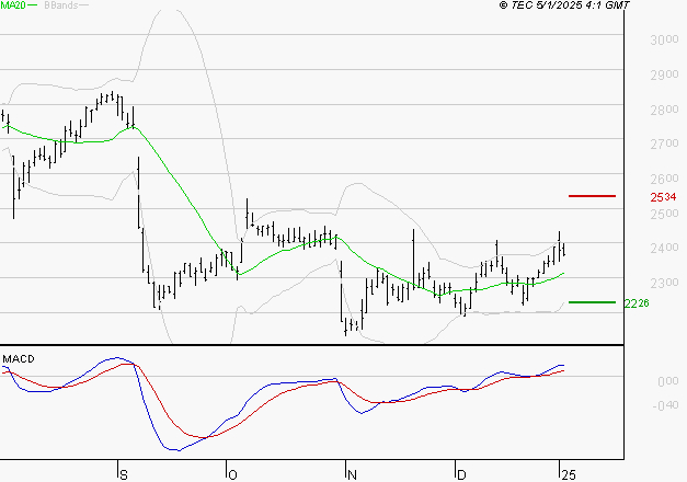 RUBIS : Le mouvement reste haussier