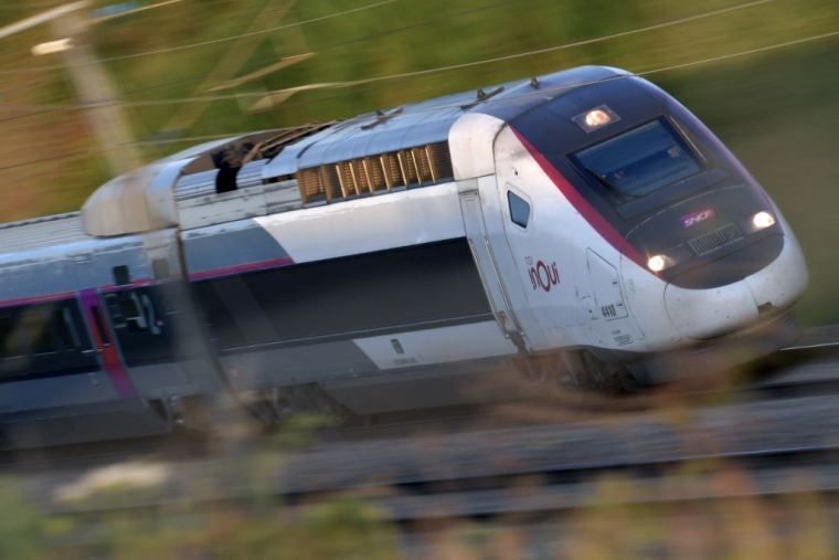 La CGT-Cheminots, l'Unsa-Ferroviaire, Sud-Rail et la CFDT-Cheminots avaient appelé début novembre à un grand mouvement, en réponse à la confirmation du démantèlement de Fret SNCF. ( AFP / JEAN-FRANCOIS MONIER )