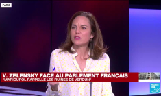 Zelensky face au Parlement français : "Marioupol rappelle les ruines de Verdun"